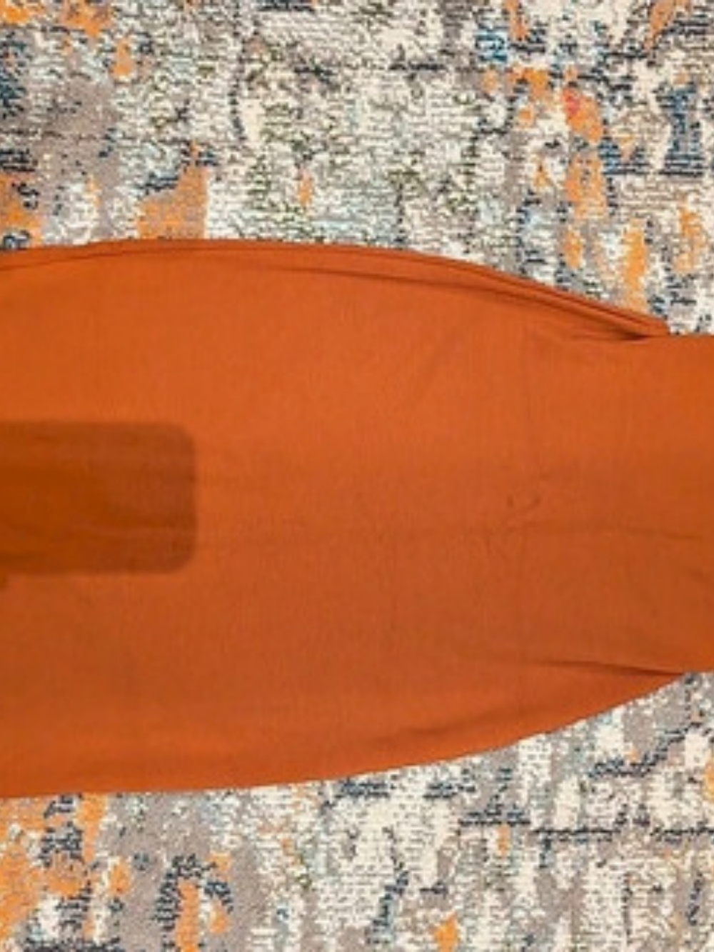 American Apparel Orange Midy Body on Dress